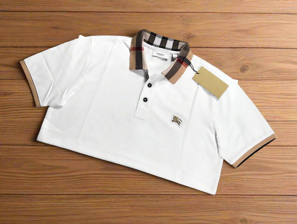 Burberry White Polo